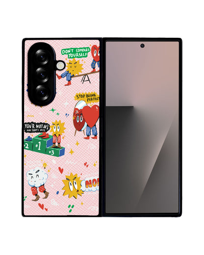 Android Flip / Fold Leather Grip - Selfless Love 2.0