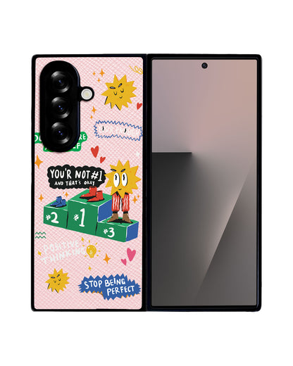 Android Flip / Fold Leather Grip - Selfless Love 4.0