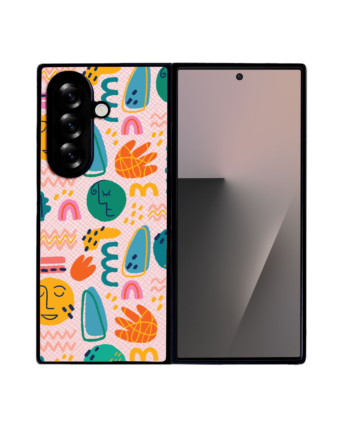 Android Flip / Fold Leather Grip - Silent Art