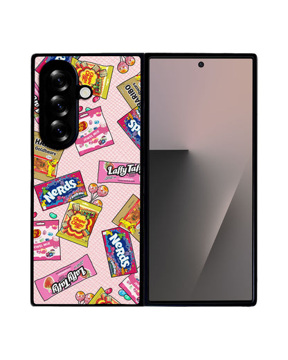 Android Flip / Fold Leather Grip - Sweets and Gummies