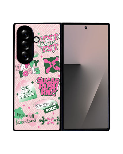 Android Flip / Fold Leather Grip - TXT Temtation