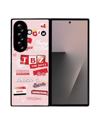 Android Flip / Fold Leather Grip - The Boyz Members