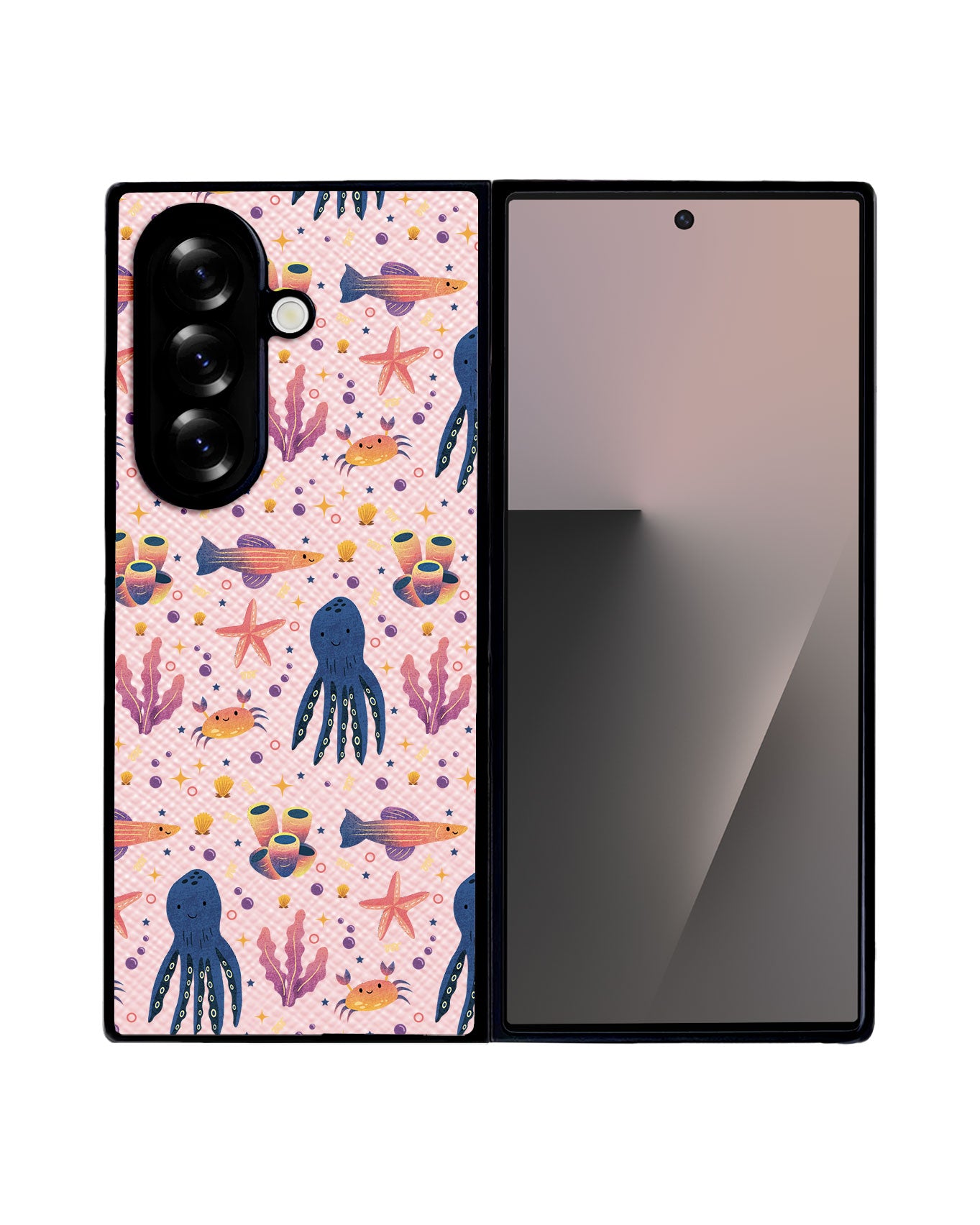 Android Flip / Fold Leather Grip - Underwater Dreams 1.0