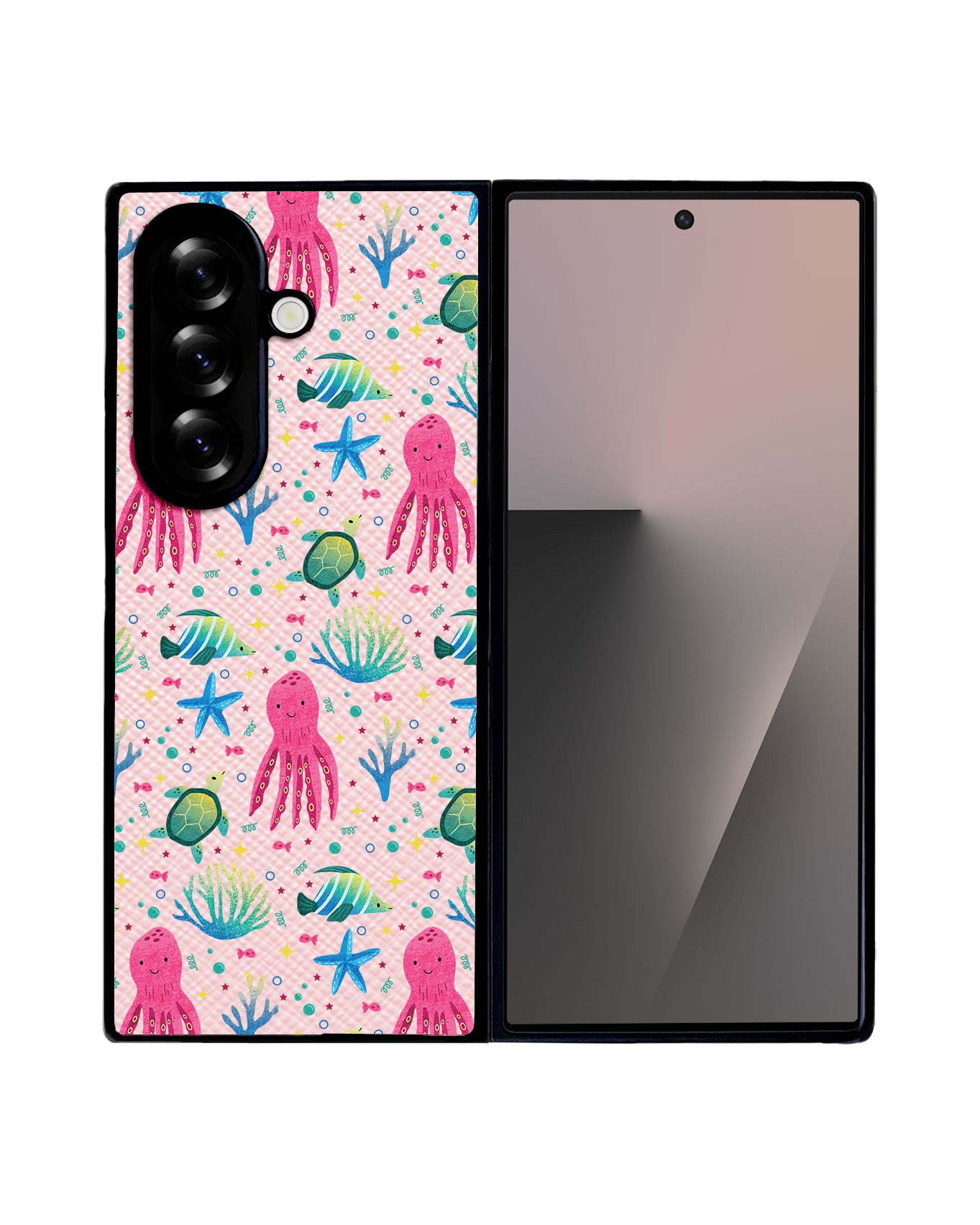 Android Flip / Fold Leather Grip - Underwater Dreams 2.0