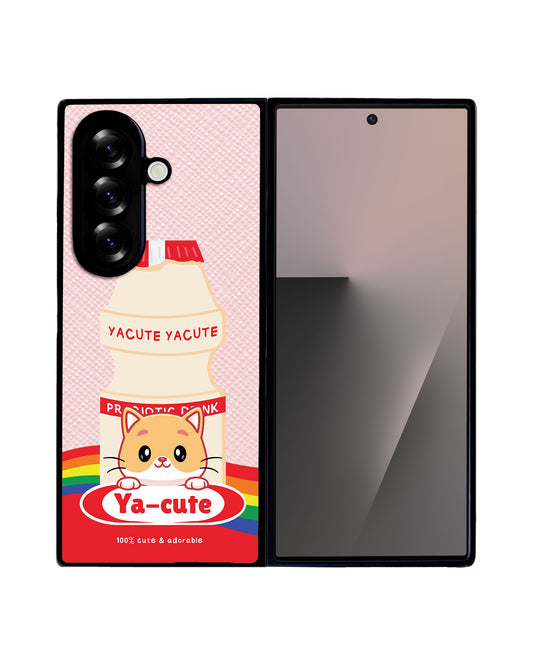 Android Flip / Fold Leather Grip - Yacute Cat