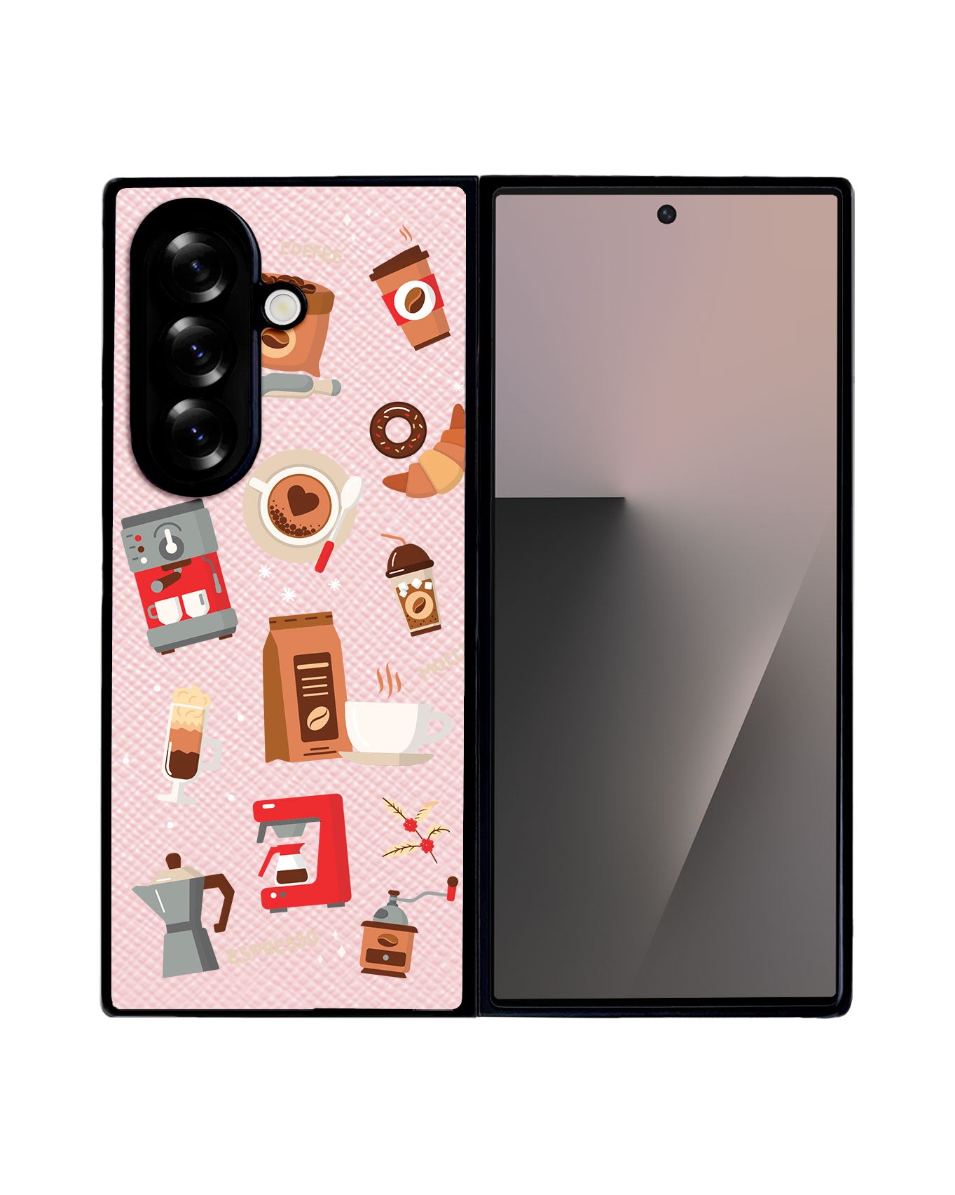 Android Flip / Fold Leather Grip - Barista