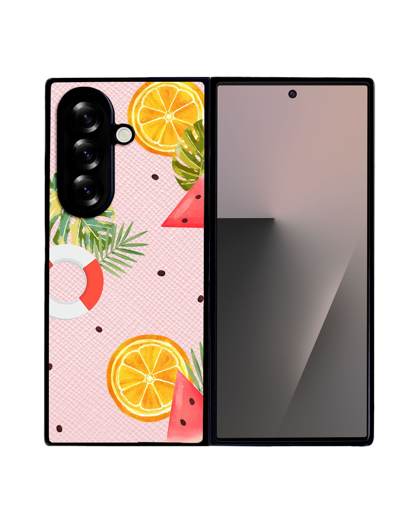 Android Flip / Fold Leather Grip - Caribbean Vibes