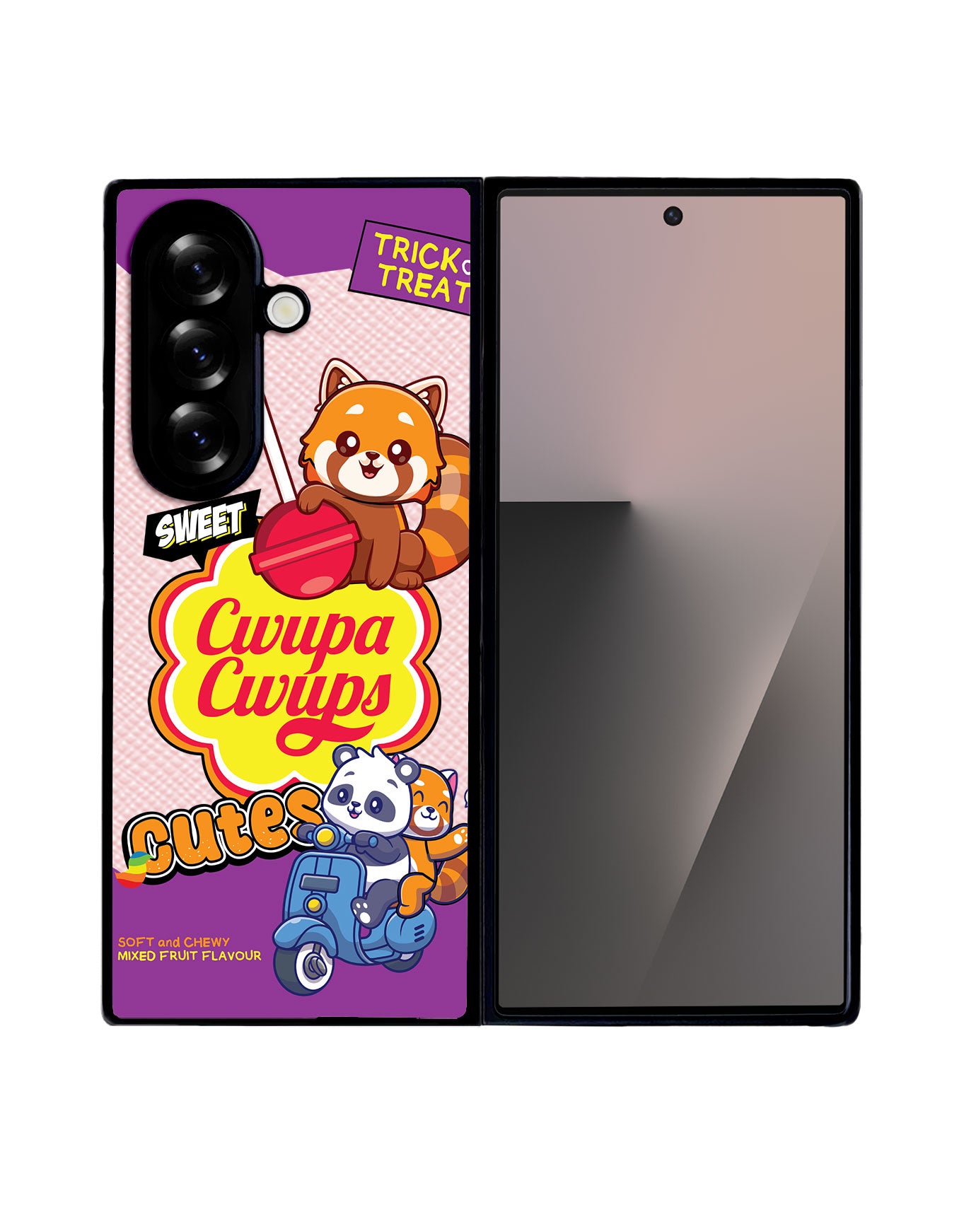Android Flip / Fold Leather Grip - Cwupa Cwups