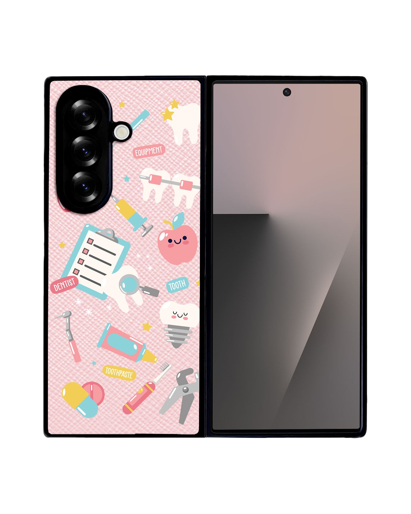 Android Flip / Fold Leather Grip - Dentist