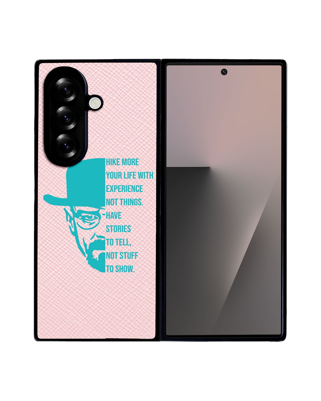 Android Flip / Fold Leather Grip - Explore More Experience