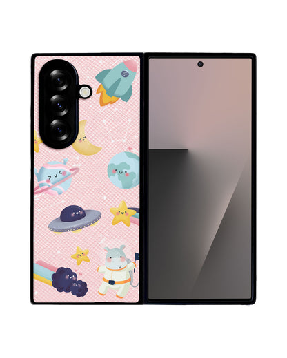 Android Flip / Fold Leather Grip - Galaxy (Artevefacts)