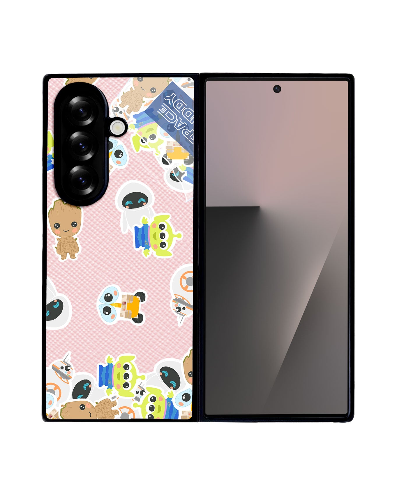 Android Flip / Fold Leather Grip - Buddy Space