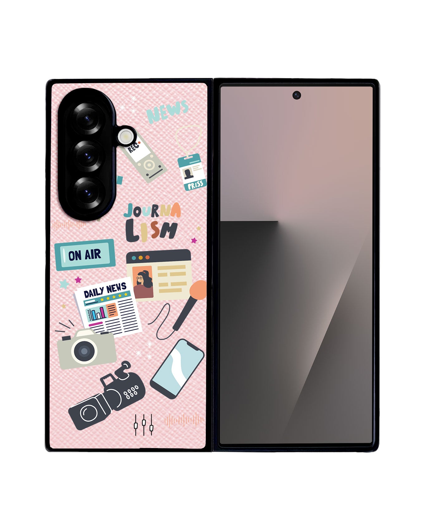 Android Flip / Fold Leather Grip - Journalism