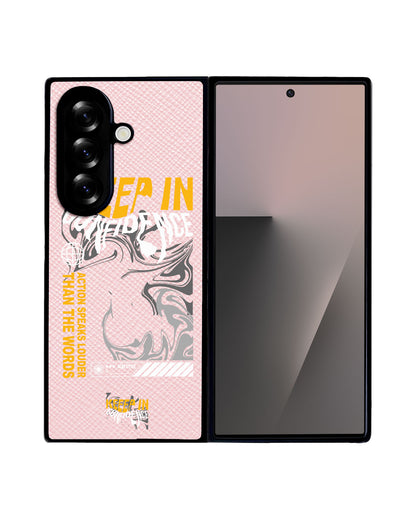 Android Flip / Fold Leather Grip - Keep in Confidence