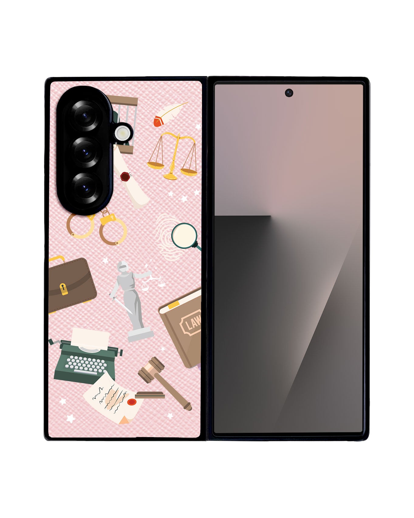 Android Flip / Fold Leather Grip - Lawyer