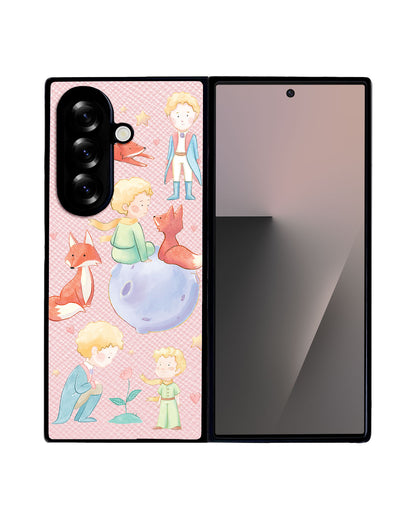 Android Flip / Fold Leather Grip - Little Prince & Fox