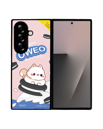 Android Flip / Fold Leather Grip - Oweo Dog