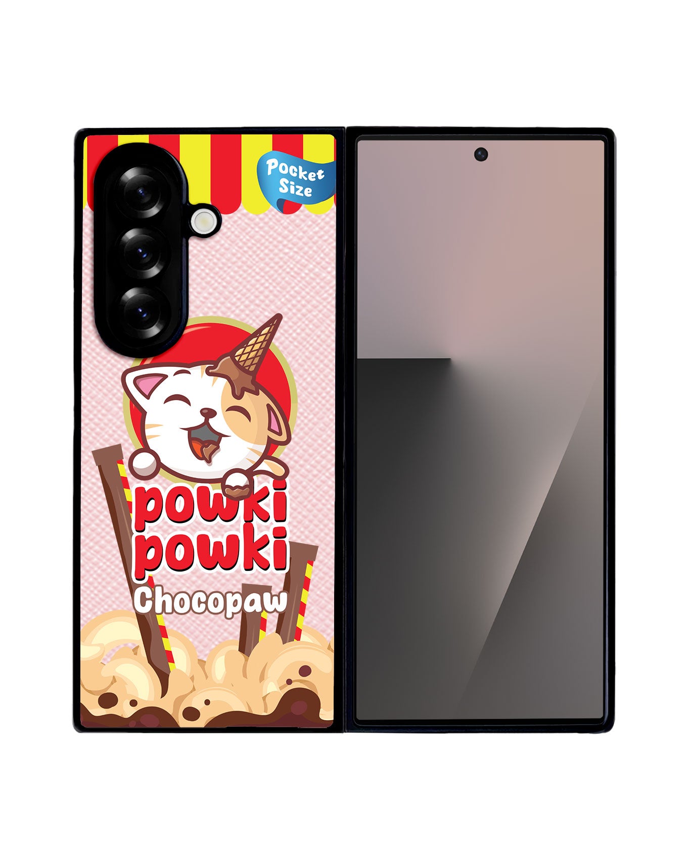 Android Flip / Fold Leather Grip - Powki Powki