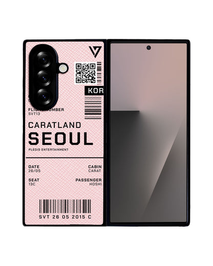 Android Flip / Fold Leather Grip - Seventeen Caratland Ticket