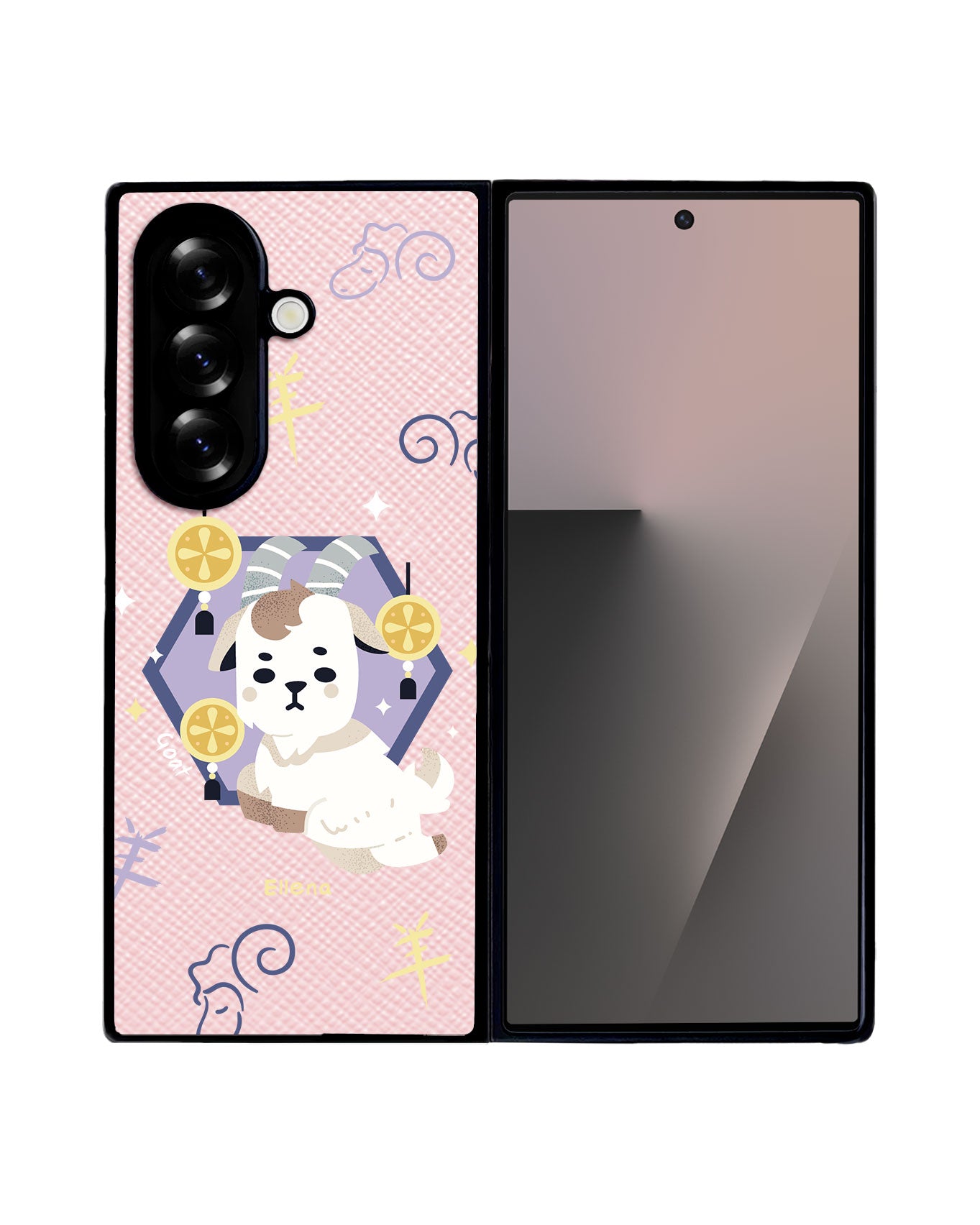 Android Flip / Fold Leather Grip - Goat (Chinese Zodiac / Shio)