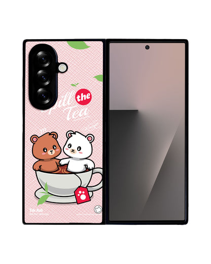 Android Flip / Fold Leather Grip - Spill the Tea