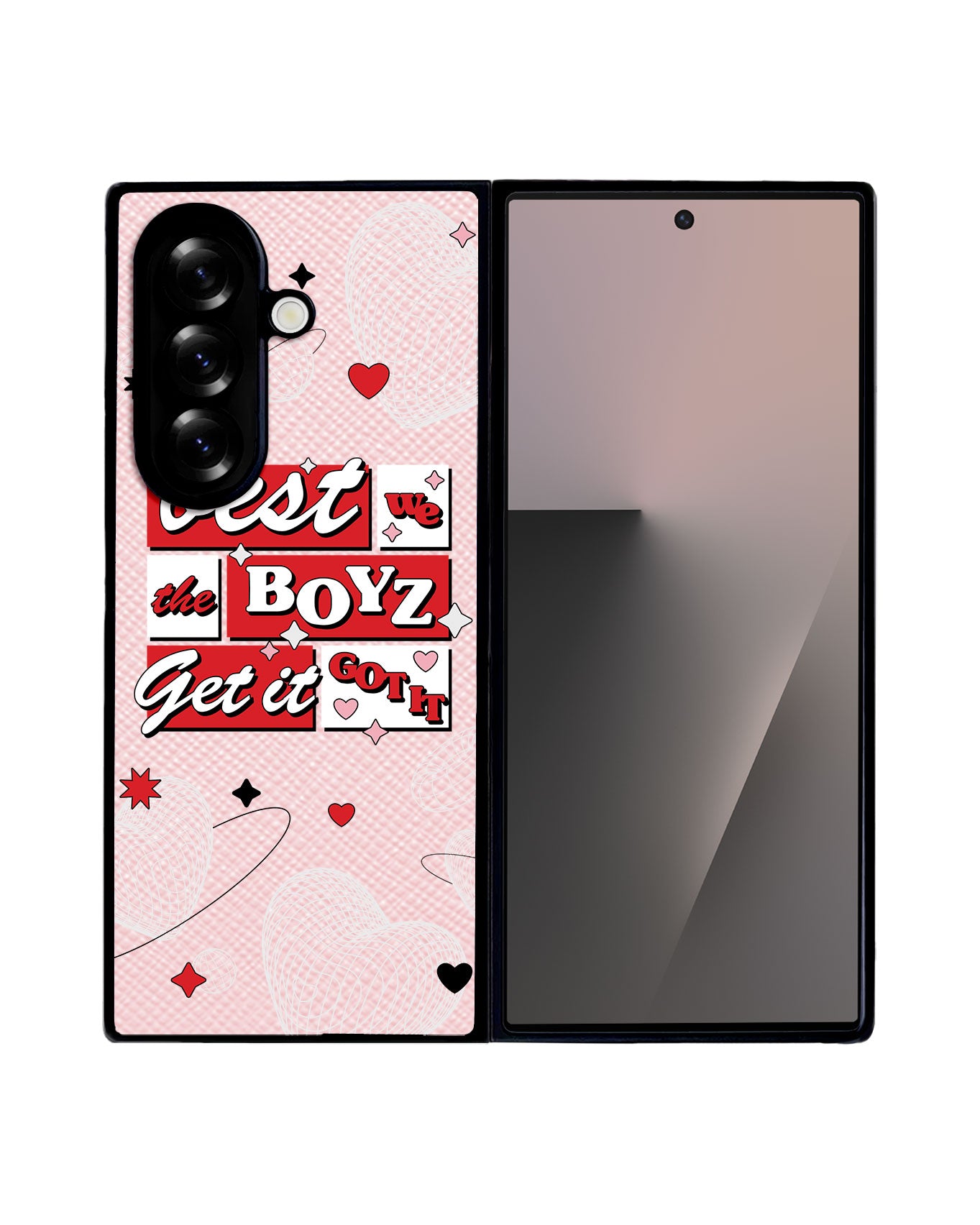 Android Flip / Fold Leather Grip - The Boyz Get It Got It