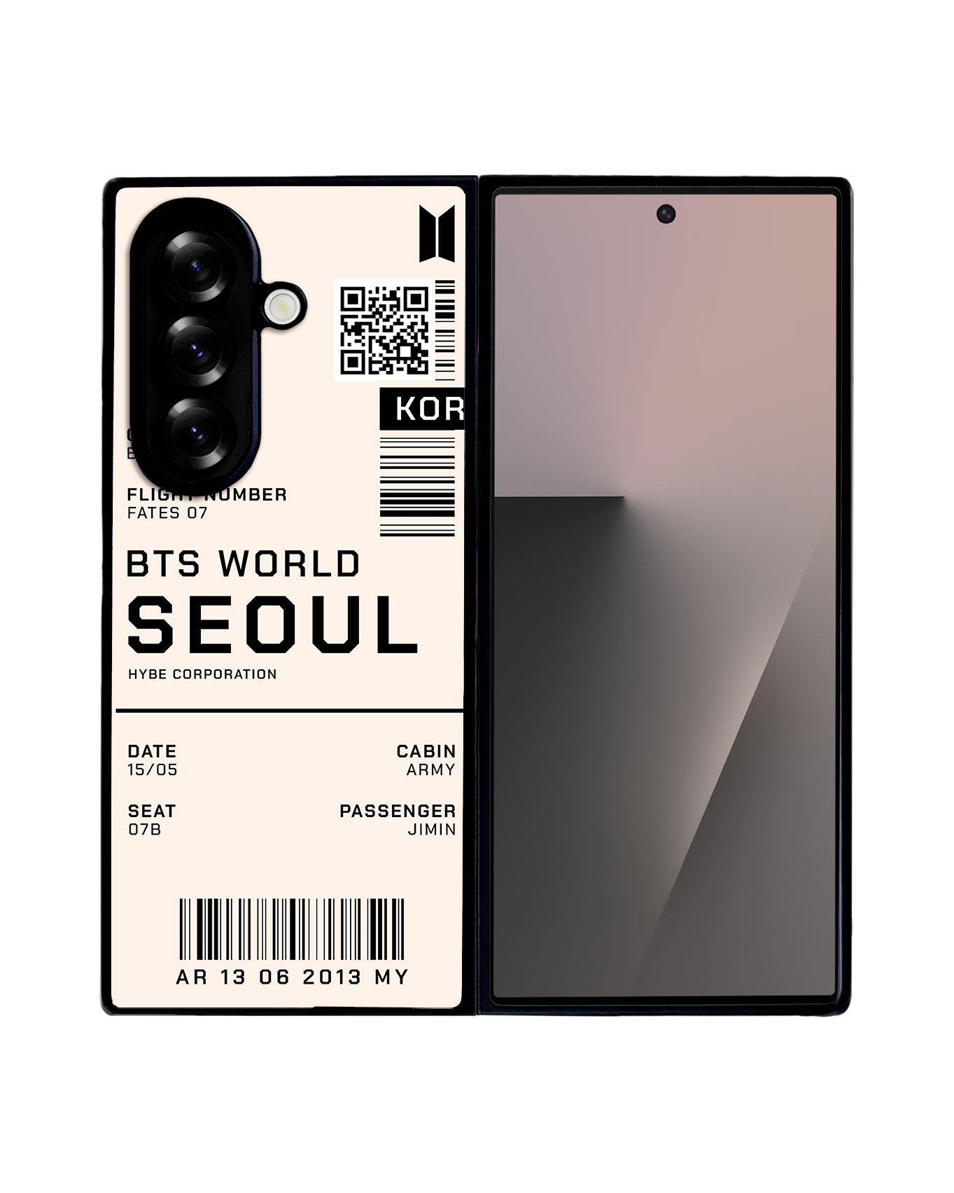 Android Flip / Fold Avant-Gloss Grip - BTS World Ticket