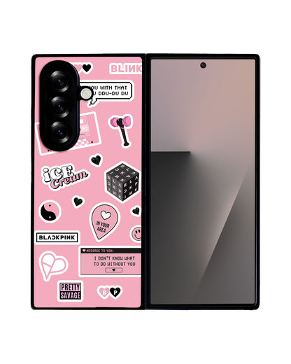Android Flip / Fold Avant-Gloss Grip - Blackpink Sticker Pack