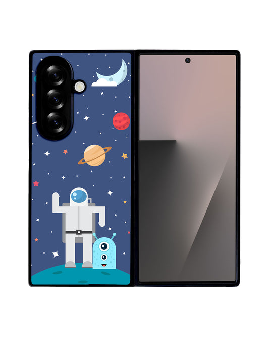 Android Flip / Fold Avant-Gloss Grip - Blue Alien