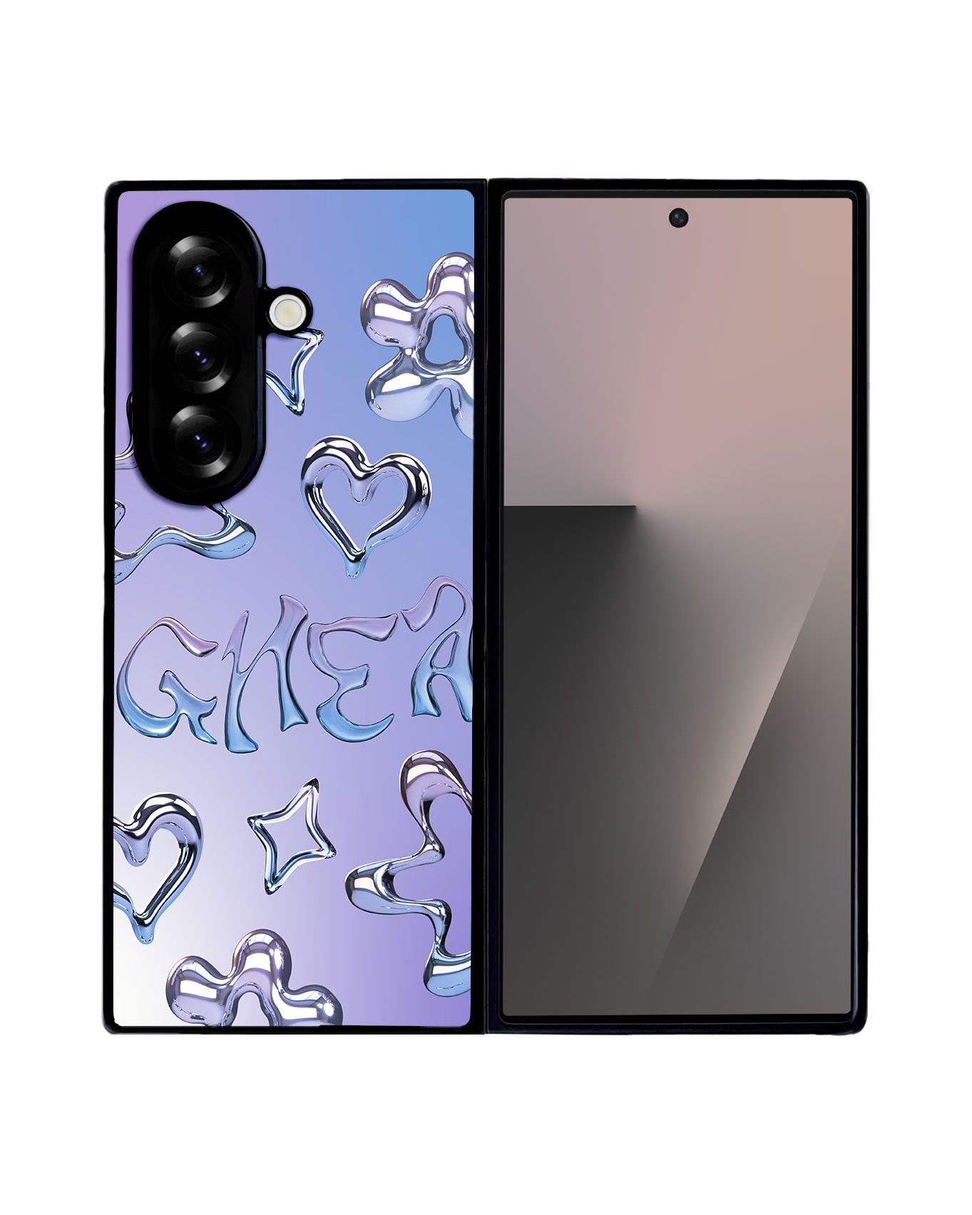 Android Flip / Fold Avant-Gloss Grip - Chrome monogram 1.0