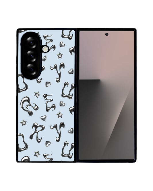 Android Flip / Fold Avant-Gloss Grip - Chrome monogram 2.0