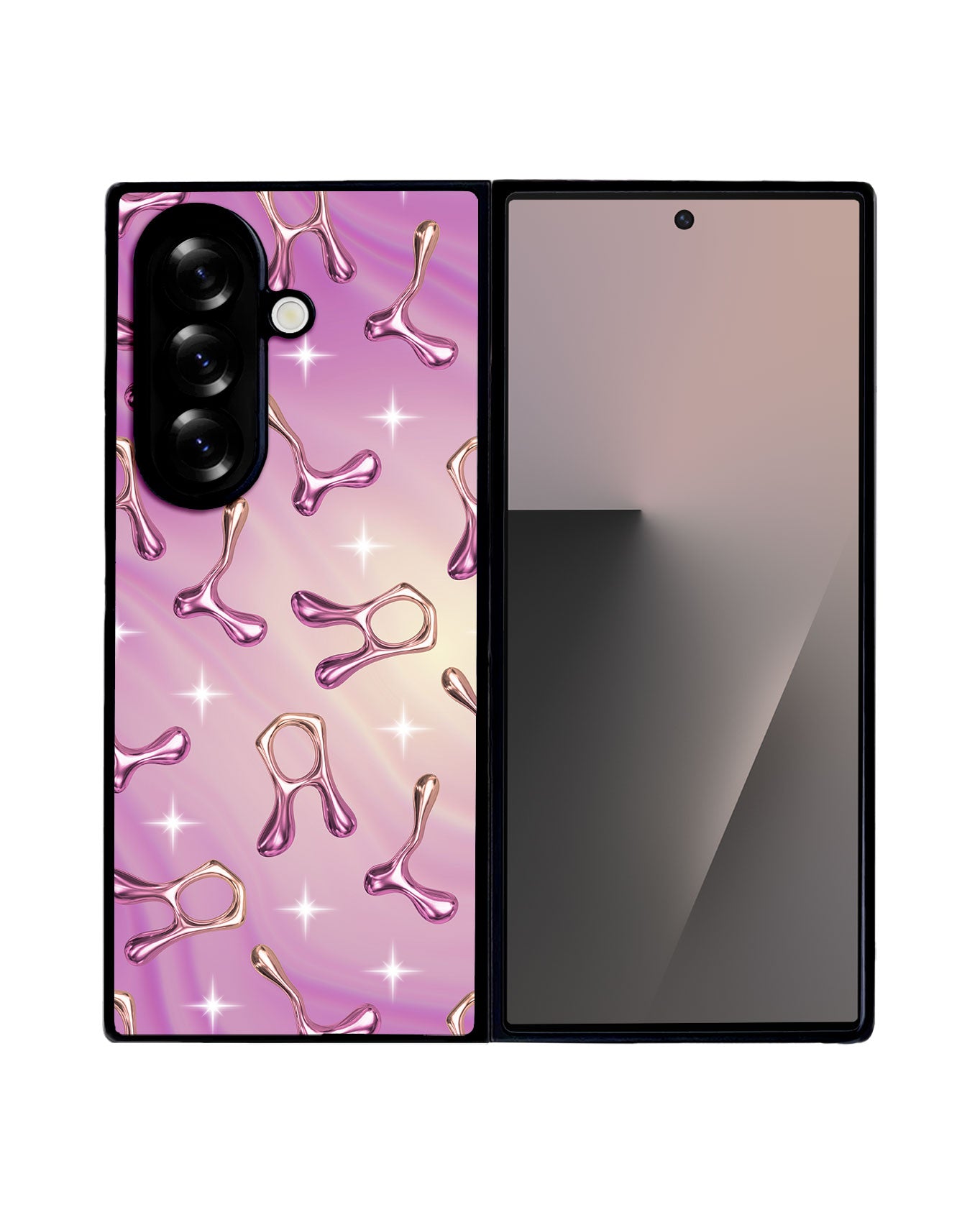 Android Flip / Fold Avant-Gloss Grip - Chrome monogram 3.0