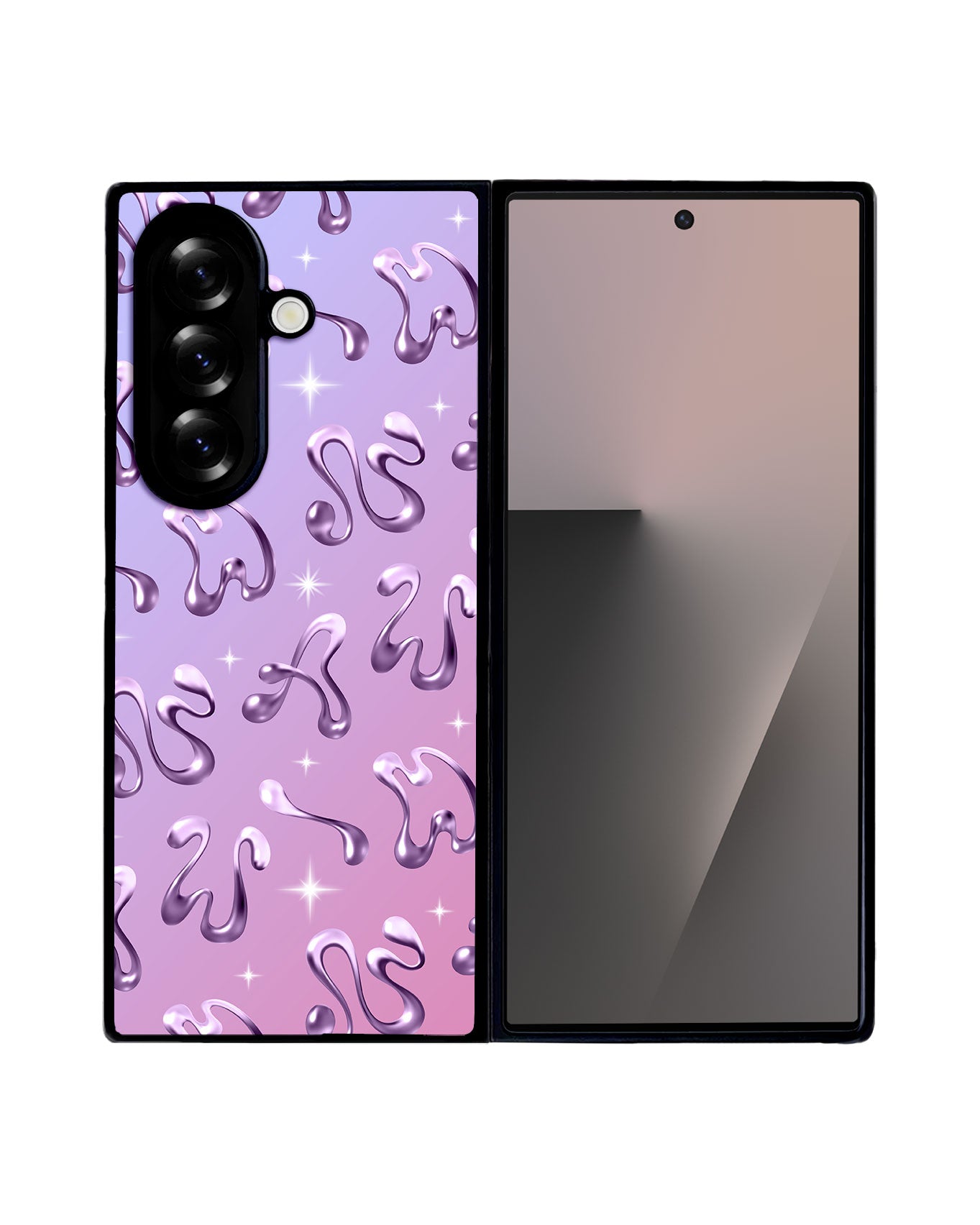 Android Flip / Fold Avant-Gloss Grip - Chrome monogram 4.0