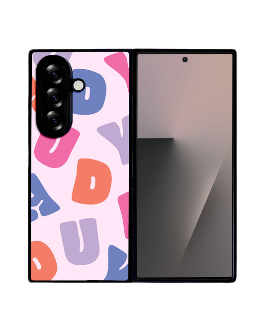 Android Flip / Fold Avant-Gloss Grip - Chubby Monogram