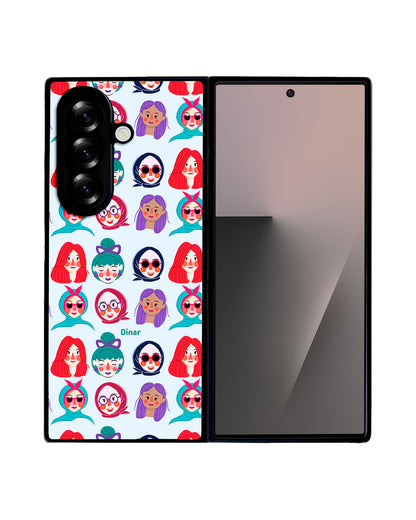 Android Flip / Fold Avant-Gloss Grip - Cute Sweety Faces