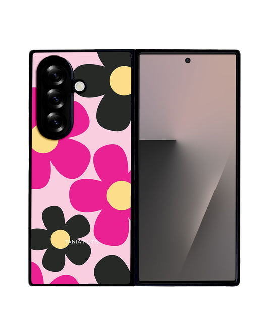 Android Flip / Fold Avant-Gloss Grip - Daisy Hot Pink