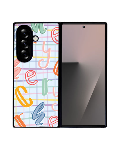 Android Flip / Fold Avant-Gloss Grip - Doodle Monogram 1.0