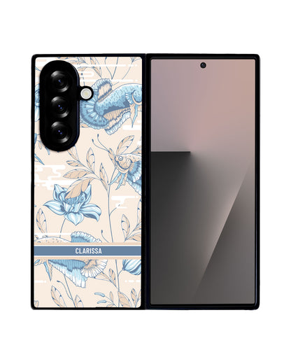 Android Flip / Fold Avant-Gloss Grip - Fish & Floral 4.0