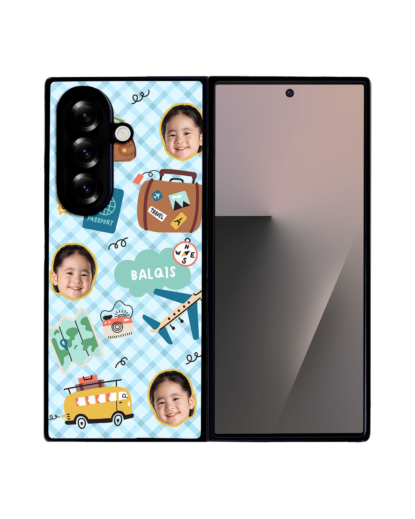 Android Flip / Fold Avant-Gloss Grip - Face grid Travel