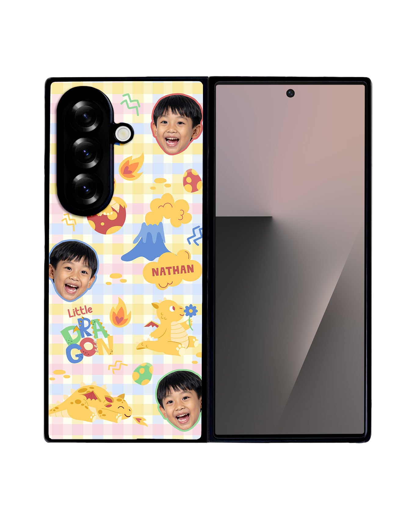 Android Flip / Fold Avant-Gloss Grip - Face grid Little Dragon