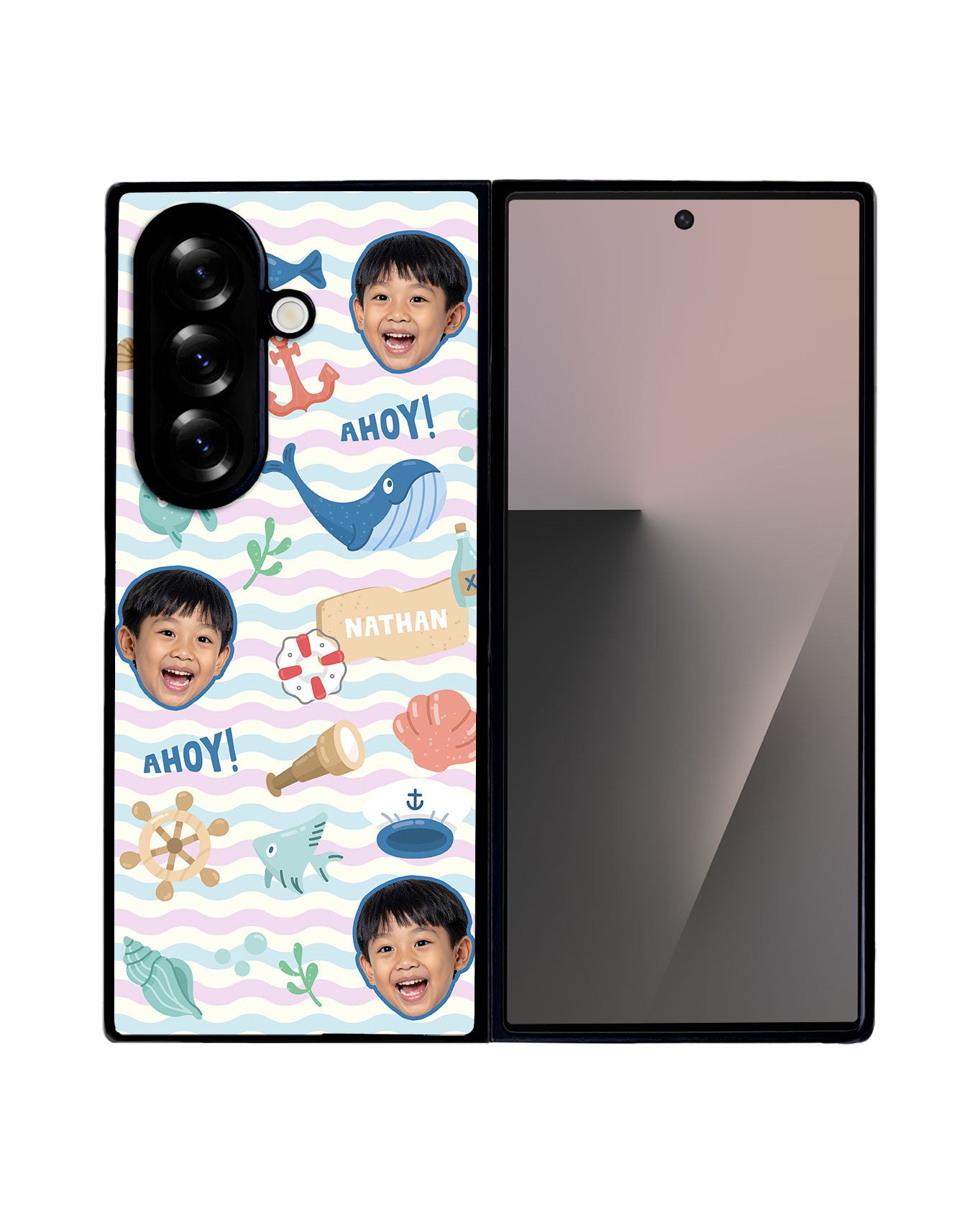 Android Flip / Fold Avant-Gloss Grip - Face grid Sailor