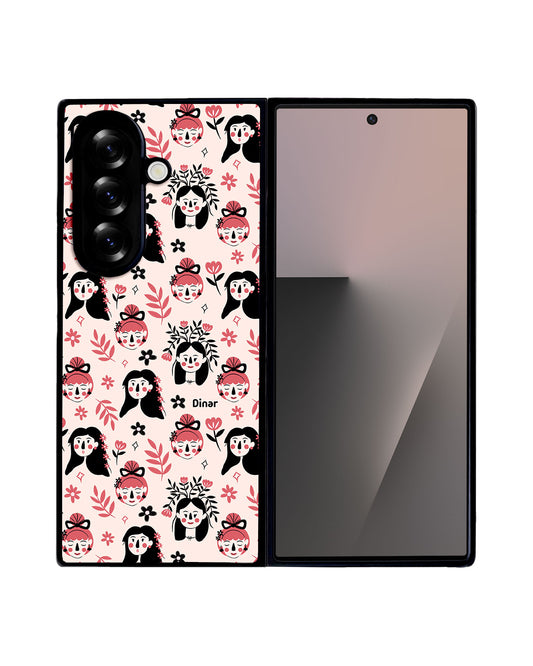 Android Flip / Fold Avant-Gloss Grip - Flowery Faces