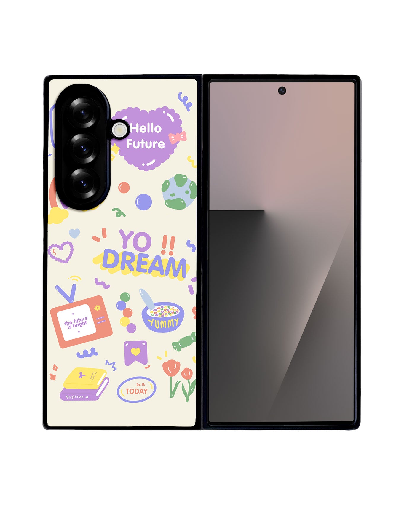 Android Flip / Fold Avant-Gloss Grip - Hello Future