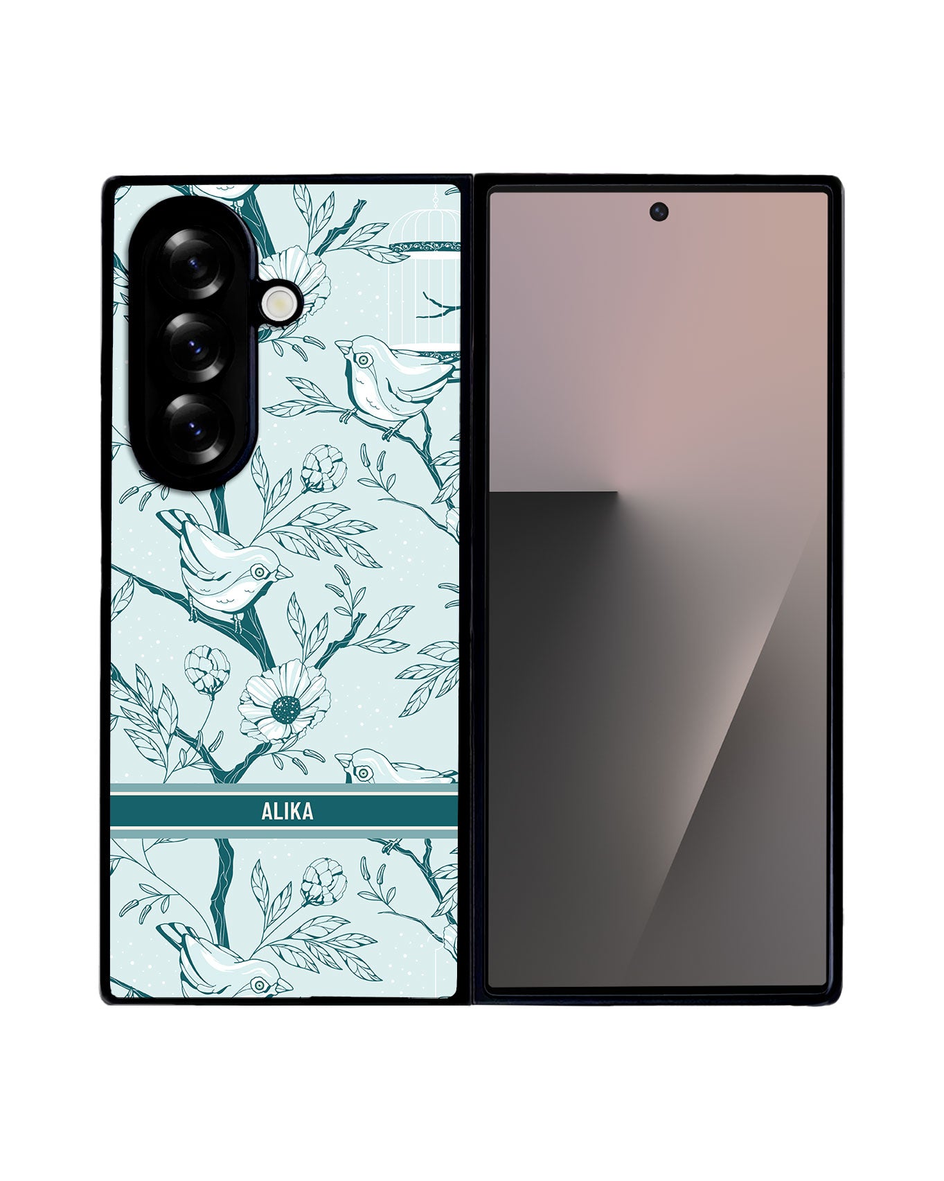 Android Flip / Fold Avant-Gloss Grip - Lovebird Monochrome 6.0