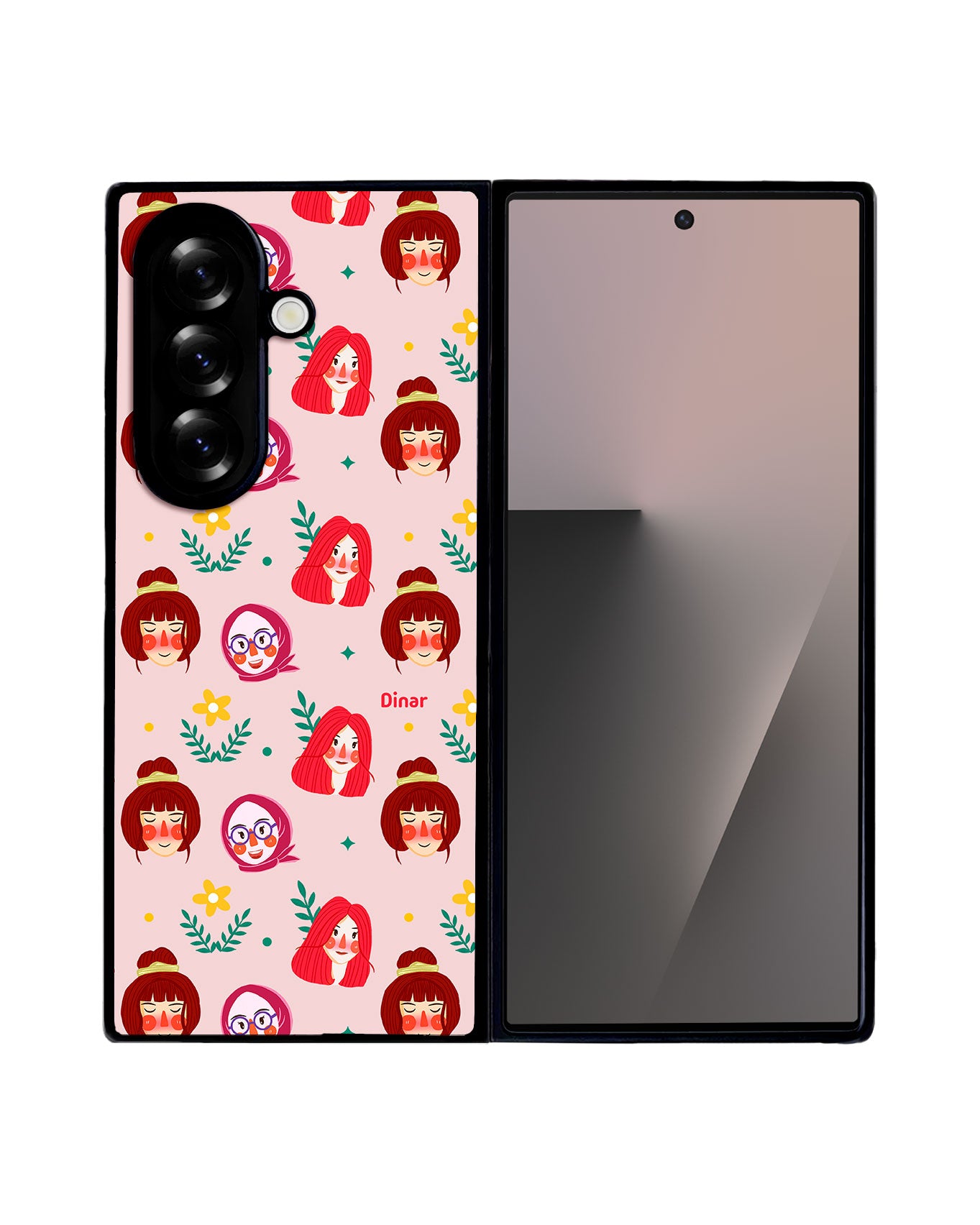 Android Flip / Fold Avant-Gloss Grip - Lovely Faces