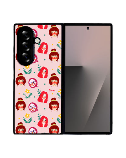Android Flip / Fold Avant-Gloss Grip - Lovely Faces