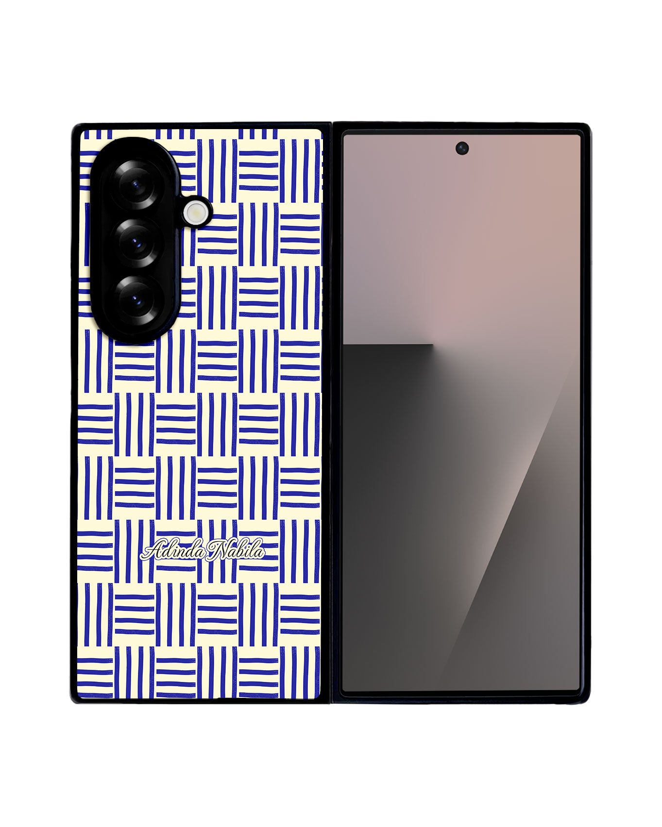 Android Flip / Fold Avant-Gloss Grip - Naval Checkered
