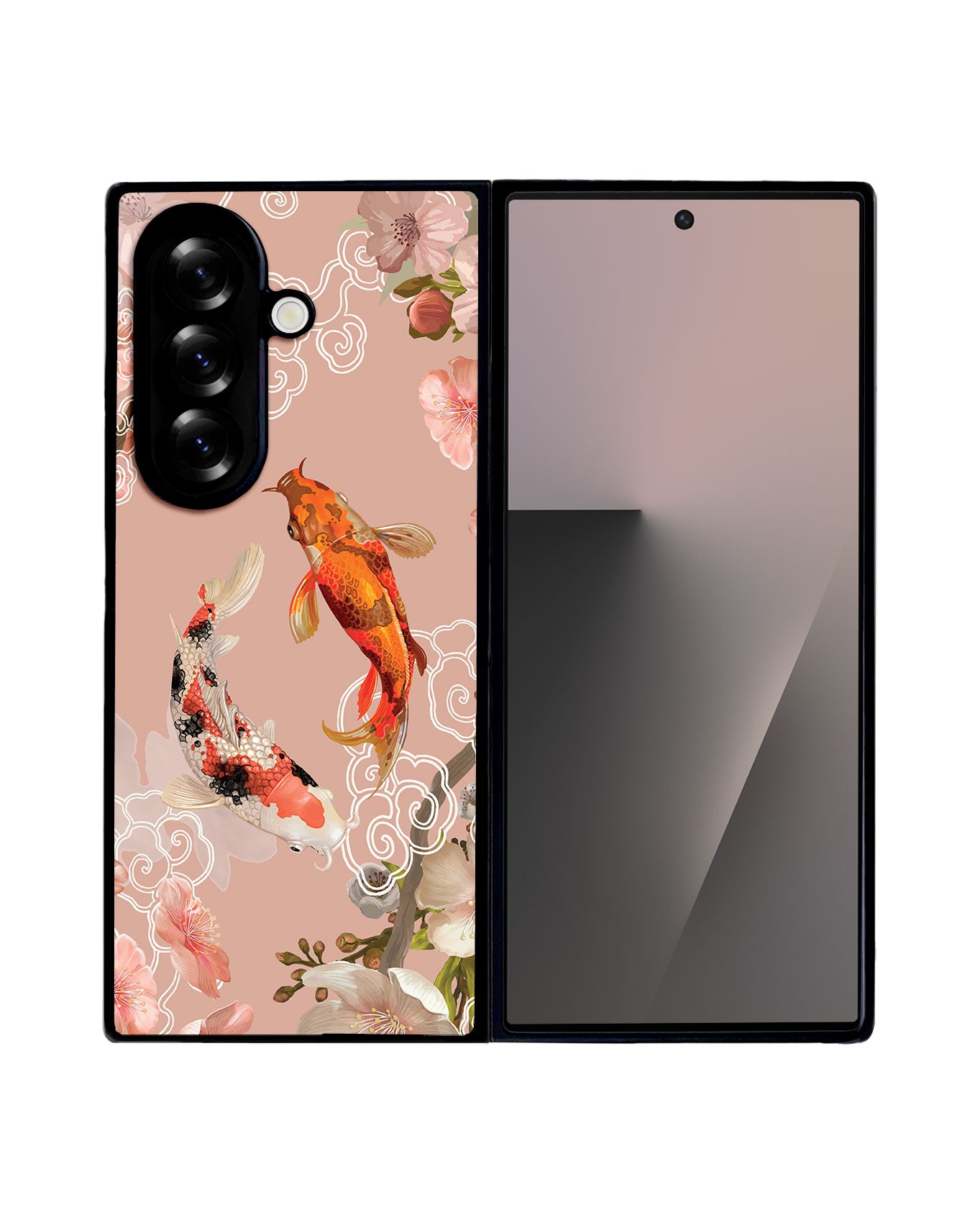 Android Flip / Fold Avant-Gloss Grip - Oil Painting Koi