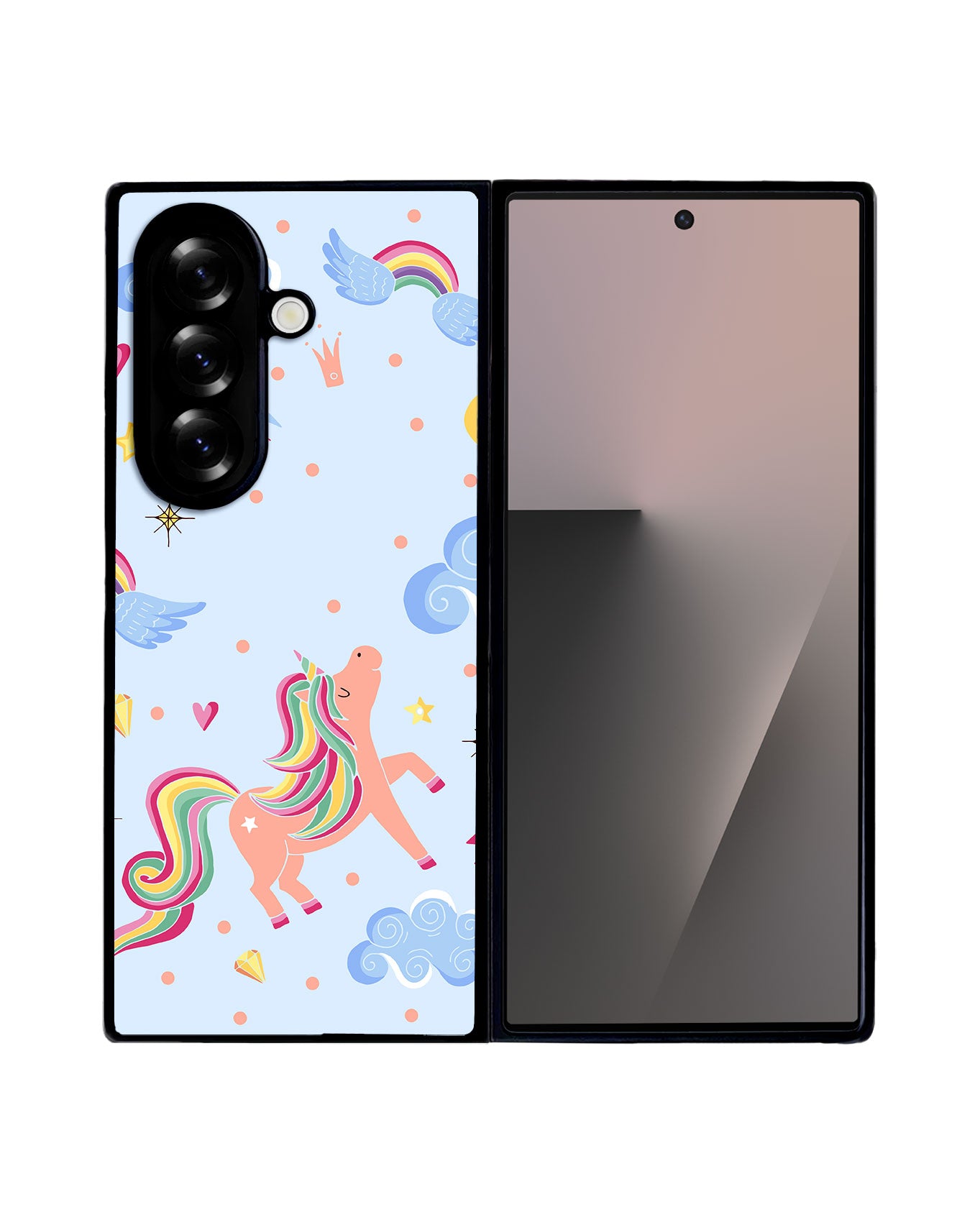 Android Flip / Fold Avant-Gloss Grip - Pegasus In Fairytale