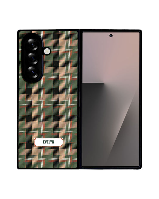 Android Flip / Fold Avant-Gloss Grip - Peppermint Tartan